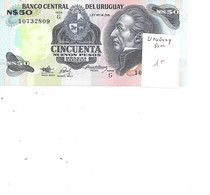 URUGUAY BILLET 50 PESOS - Uruguay