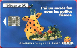 Télécarte Réf Pho 0381 (1993) - Thème Boissons - Orangina (Recto-Verso) - Food