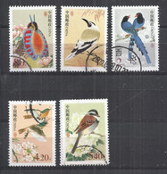 CHINA 2002 - BIRDS - CPL. SET - POSTALLY USED OBLITERE GESTEMPELT USADO - Oblitérés