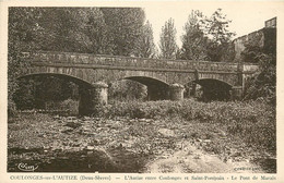 Dép 79 - Coulonges Sur L'Autize - Le Pont De Marais - L'Autize Entre Coulonges Et Saint Pompain - état - Coulonges-sur-l'Autize