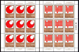 YUGOSLAVIA 1971 Congress Of Self-managers Sheetlets MNH / **.  Michel 1418-19 - Blocks & Sheetlets