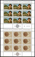 YUGOSLAVIA 1983 Europa Sheetlets MNH / **.  Michel 1984-85 - Blokken & Velletjes