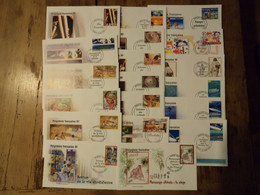 Polynésie - Année 2004 - N°705/736 Sauf 723/734 - Ensemble De 20 Enveloppes 1er Jour - TB - FDC