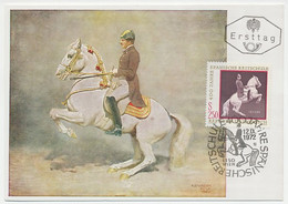 Maximum Card Austria 1972 Spanish Riding School Vienna - Horse - Reitsport