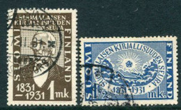 FINLAND 1931 Centenary Of Literary Society Used.  Michel 162-63 - Used Stamps