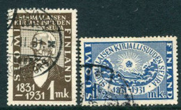 FINLAND 1931 Centenary Of Literary Society Used.  Michel 162-63 - Gebruikt