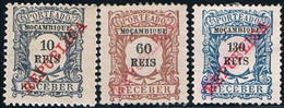 Moçambique, 1911, # 12, 16, 18, Porteado, MH - Mozambique