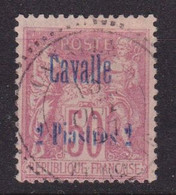 CAVALLE - 7  2P SUR 50C ROSE OBL USED CACHET PERLE SUPERBE 15 OCT 07 COTE 80 EUR - Used Stamps