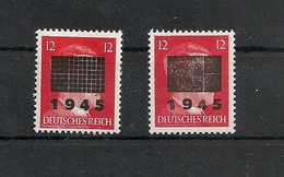 Deutsche Lokalausgaben Ad 1945 - Netzschkau-Reichenbach Mi 8 II B & Mi 8 I - MNH - Non Classificati