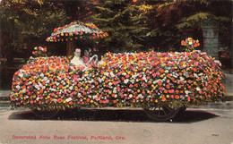 ETATS UNIS ,  Orégon ,  Decorated Auto Rose Festival , Portland  ,  Festival Des Roses , Voiture Décorée Fleurie - Portland