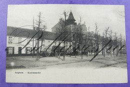 Izegem Koornmarkt.  (Korenmarkt?)1909. Zicht Op O.a. Handelszaak 'T Schuttershof.Iseghem. - Izegem