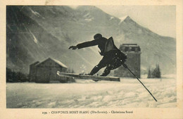 Chamonix Mont Blanc En Hiver * Christiana Santé * Ski Skieur Skieuse * Sports D'hiver - Chamonix-Mont-Blanc