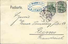 Vorläuferkarte , STADE , 1905 , De J. F. WEHBER Pour Le CHAMPAGNE VEUVE POMMERY FILS - Stade