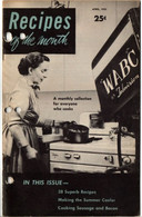 Fascicule Culinaire : Recipes Of The Month : Cook : 1953 - Vol. 1 - N° 5 : 38 Recipes - Recettes - Cuisine : New York - American (US)