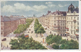 Wien, Stubenring, „Wiener Aquarellkunst“, Maler: H.CH. W., Nicht Gelaufen - Ringstrasse