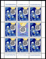 YUGOSLAVIA 1984 Winter Olympics Medal Winner Sheetlet MNH / **..  Michel 2045 - Blokken & Velletjes