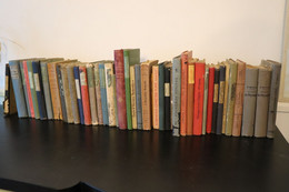 Lot De 43 Livres Scolaires Anciens De 1866 à 1930 Environ - Loten Van Boeken