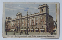 42064 Cartolina - Piacenza - P.za Cavalli Palazzo Economia Provinciale - VG 1943 - Piacenza