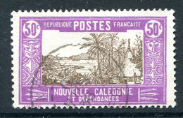 New Caledonia 1928-40 Pictorials - 50c Chief's Hut Used (SG 151) - Oblitérés