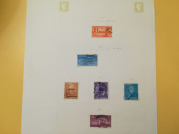 PAGINA PAGE ALBUM INDIA 1958 ATTACCATI PAGE WITH STAMPS COLLEZIONI LOTTO LOT LOTS - Collections, Lots & Series