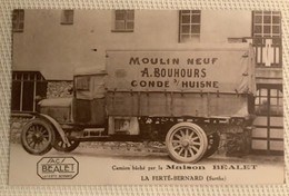 Moulin Neuf A. Bouhours Conde Sur Huisne Camion Bâché Par La Maison BEALET - La Ferte Bernard