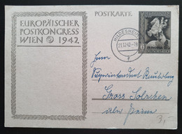 Deutsches Reich 1942, Postkarte P294a HILDESHEIM 21.12.42 - Covers & Documents