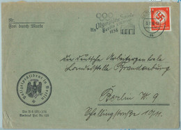 68274 - GERMANY - POSTAL HISTORY - SPECIAL POSTMARK On COVER - 3.7.1936, Olympic Games, Berlin Ah - Ete 1936: Berlin