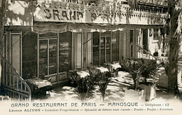 04 Alpes De Haute Provence Terrasse Du Grand Restaurant De Paris Léonce Alivon à Manosque Gibiers Toute L'année - Manosque