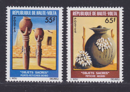 HAUTE-VOLTA N°  457 & 458 ** MNH Neufs Sans Charnière, TB (d0391) Objets Sacrés - 1978 - Haute-Volta (1958-1984)