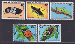 MALI N°  311 à 315 ** MNH Neufs Sans Charnière, TB (d0393) Insectes - 1978 - Mali (1959-...)