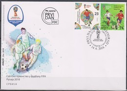 Soccer World Cup 2018 - SERBIJA - FDC Cover - 2018 – Russia