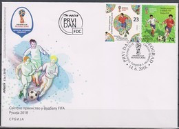 Soccer World Cup 2018 - SERBIJA - FDC Cover - 2018 – Russland