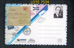 CARTE POSTALE COMMÉMORATIVE ENTIÈRE ARGENTINE 2012 TEODORO FELS - Cartas & Documentos