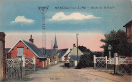 27 - EURE - MARCILLY-SUR-EURE - 10438 - Route De Saint-André Version Colorisée - Marcilly-sur-Eure