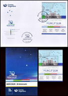 MERCOSUR-2021-STAMPS-ARGENTINA 30 YEARS!!S/S+FDC.  - - Neufs