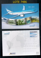 ARGENTINE 2010 CARTE POSTALE ENTIÈRE 60 ANS D'AEROLINEAS ARGENTINAS - Lettres & Documents