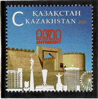 Kazakhstan 2021 . 2200th Anniversary Of The City Of Chymkent (Architecture). 1v. - Kazakhstan