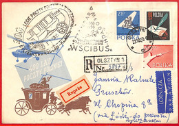 Aa3416 - POLONIA - Postal History - SPECIAL FLIGHT Cover 1958 - Avions