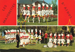 Les Majorettes D'ATHUS - Carte Colorée Avec Le Palmarès De Celle-ci Ainsi Que Son Président-Directeur - Aubange