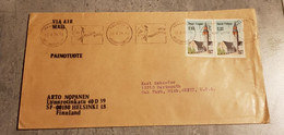 FINLAND COVER CIRCULED YEAR 1974 SEND TO U.S.A. - Cartes-maximum (CM)