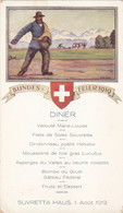 Cpa  / Vieux Papiers - Suisse - St. Moritz - Menu - Bundesfeier 1919 - Illustrateur E. B. Sch . - Suvretta Haus - GR Grisons