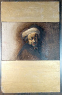 Portrait Quelque Peu D'après Un Autoportrait De Rembrandt/ Portrait Somewhat After A Self-portrait By Rembrandt - Olii