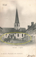 URSEL - De Kerk - L'Eglise - Carte Circulé En 1904 - Knesselare