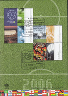 BRD  Block 67, Mit Erstausgabestempel Bonn, Auf Numisblattstück, Fußball WM In Deutschland, 2006 - Blocs