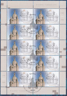 BRD  2491, Kleinbogen, Mit Erstausgabestempel Berlin, Auf Numisblattstück, Frauenkirche Dresden, 2005 - Blocs