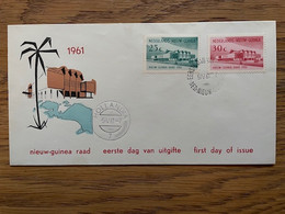 Netherlands / Nederlands Nieuw Guinea 1961, FDC Nieuw-Guinea Raad - Nederlands Nieuw-Guinea