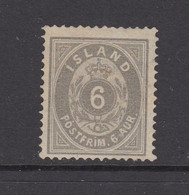 Iceland, Scott 10, MNG (no Gum) - Unused Stamps