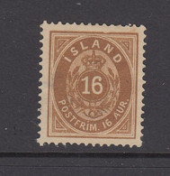 Iceland, Scott 12, Mint, Part OG (thin) - Neufs