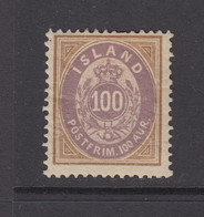 Iceland, Scott 20, MHR - Unused Stamps