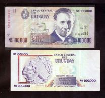 ® URUGUAY: 100000 Nuevos Pesos (1991) UNC - Uruguay